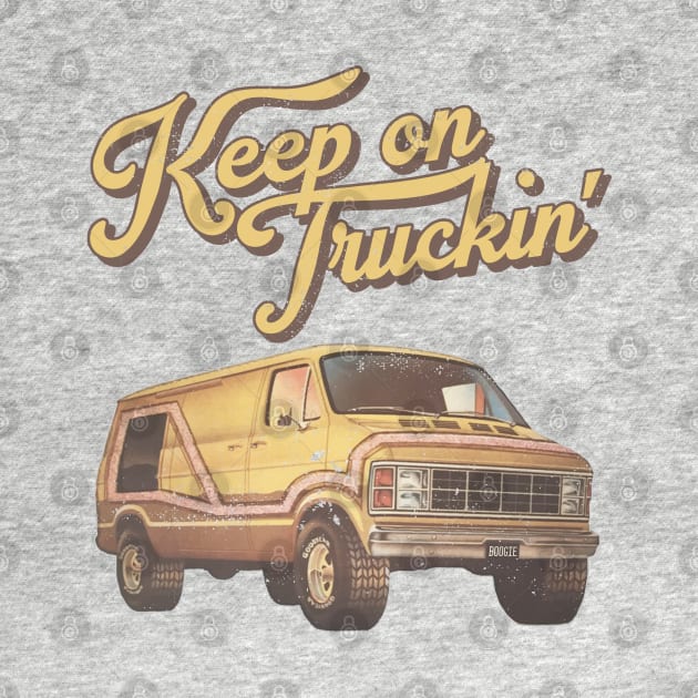 Keep On Truckin' by darklordpug